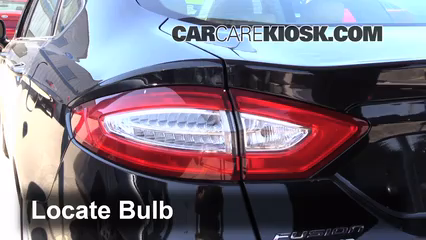 2013 Ford Fusion SE 2.0L 4 Cyl. Turbo Lights Turn Signal - Rear (replace bulb)